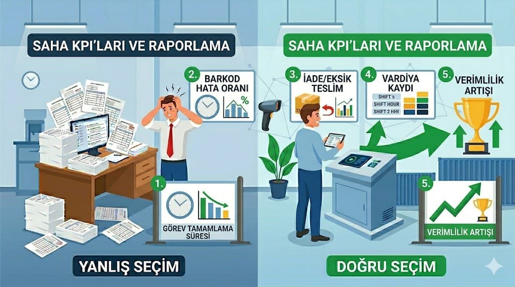 Android tablet saha uygulamaları üretim ve lojistik için uygulama süreci ve başarı hikayeleri