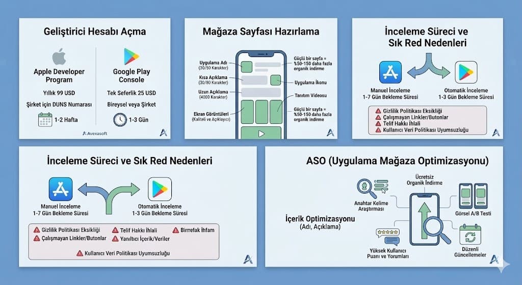 Google Play Console kayıt ve uygulama yükleme süreci