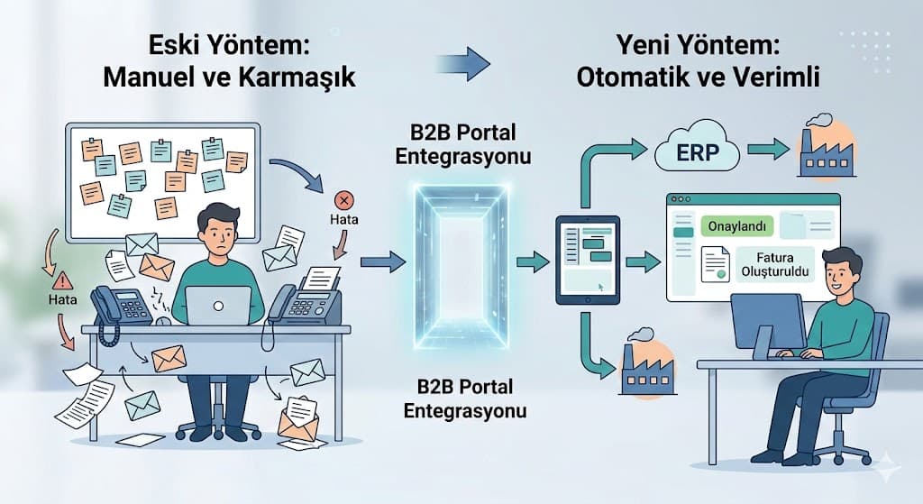 B2B ve B2C e-ticaret modeli arasındaki temel farklar karşılaştırma tablosu