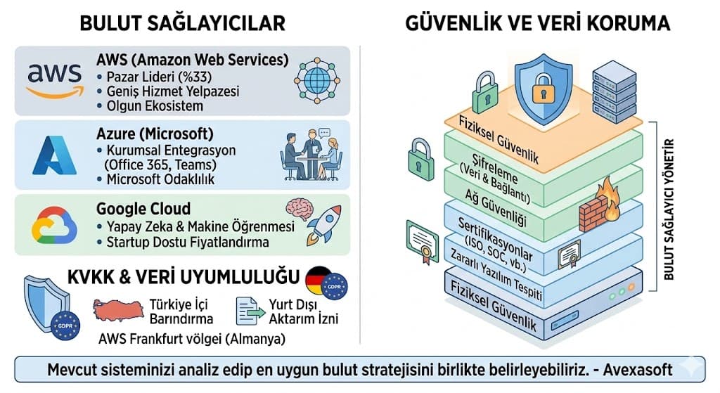 KOBİ için fiziksel sunucu ve bulut altyapısı maliyet karşılaştırması