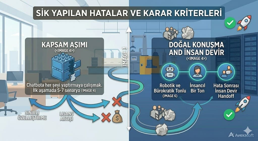 chatbot basarili entegrasyon adimlari