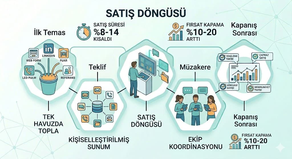 CRM nedir satış ekibini güçlendiren özellikler görev yönetimi ve ekip koordinasyonu