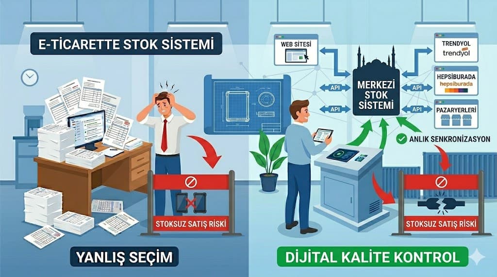 E-ticaret stok yönetimi otomasyonu avantajları