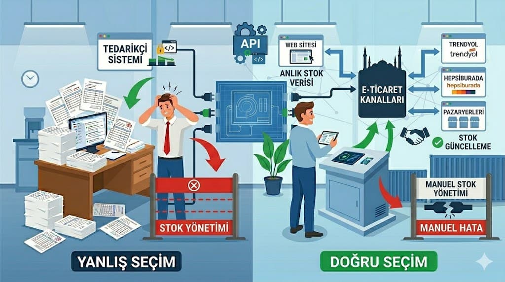 E-ticaret stok yönetimi otomasyonu örnekleri