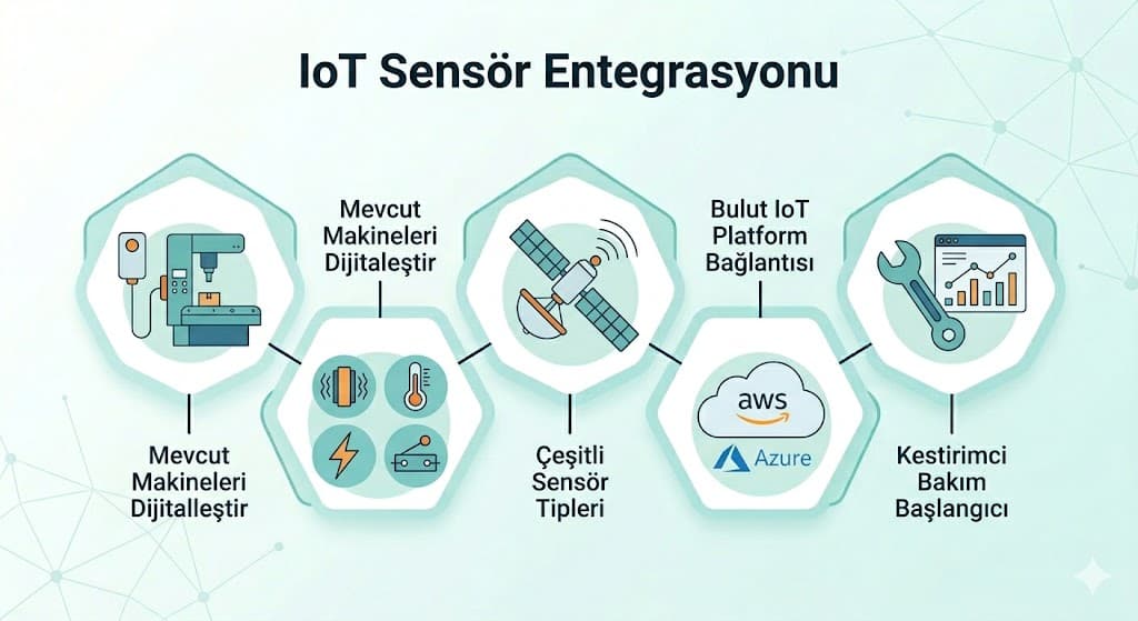 KOBİ'ler için Endüstri 4.0 dijitalleşme adımları üretim dashboardu ve veri analitiği