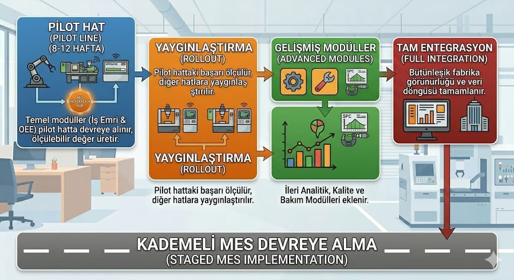 operatör arayüzü hmi tasarımı kullanici deneyimi fabrika yazilimi