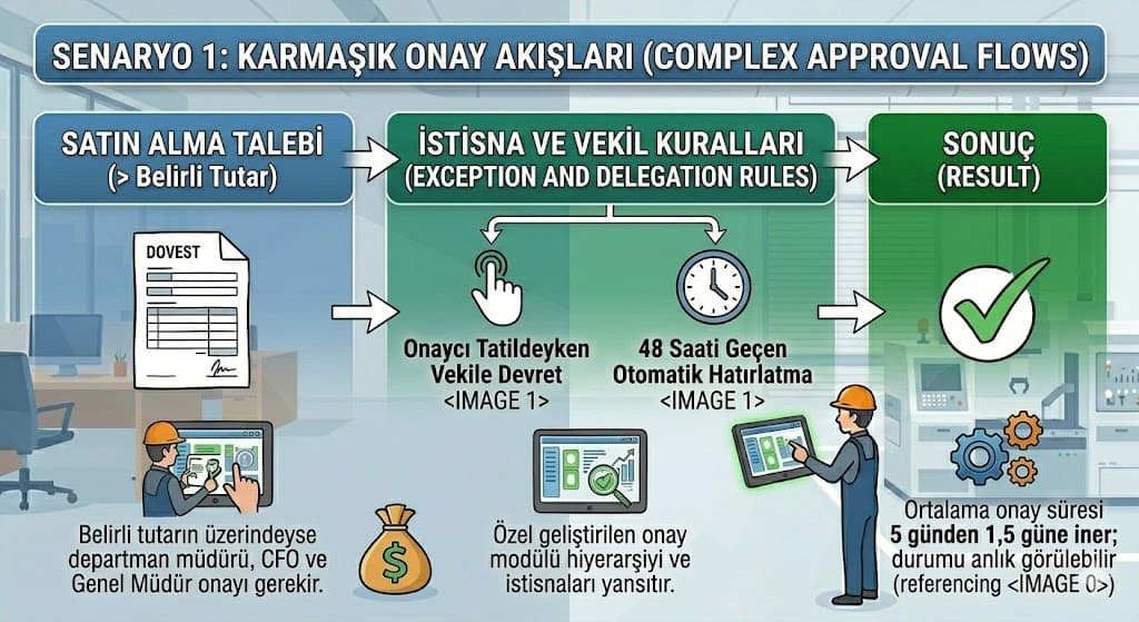 ozel yazilim senaryo 1 benzersiz is süreçleri