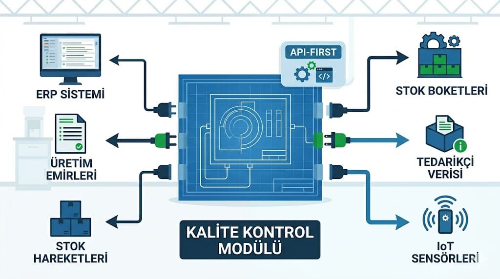 Kalite kontrol yazılımı üretimde hata oranını düşürme dijital kalite kontrol modülü uygulama süreci ve entegrasyon adımları