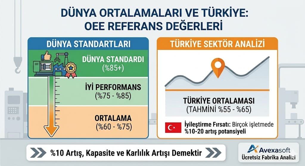 oee dunya ortalamalari