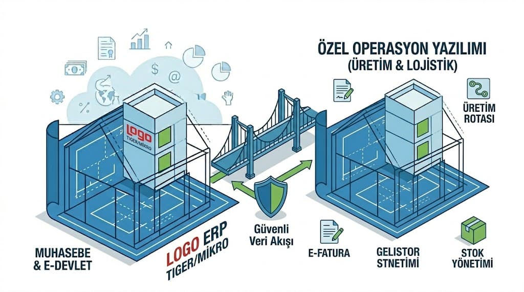 Özel ERP ve hazır ERP karşılaştırması KOBİ'ler için doğru seçim rehberi ve karar kriterleri