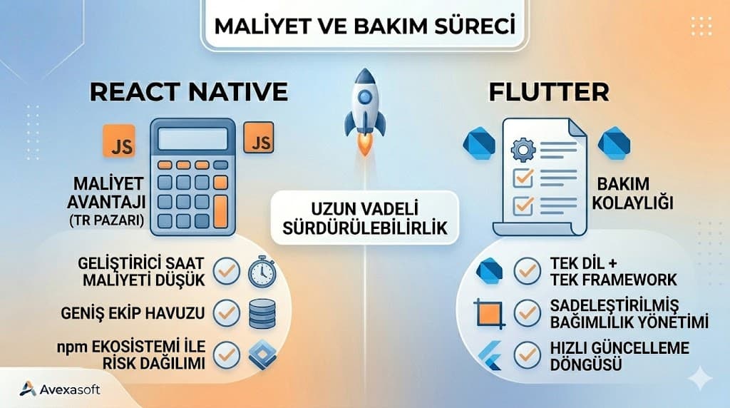 flutter maliyet