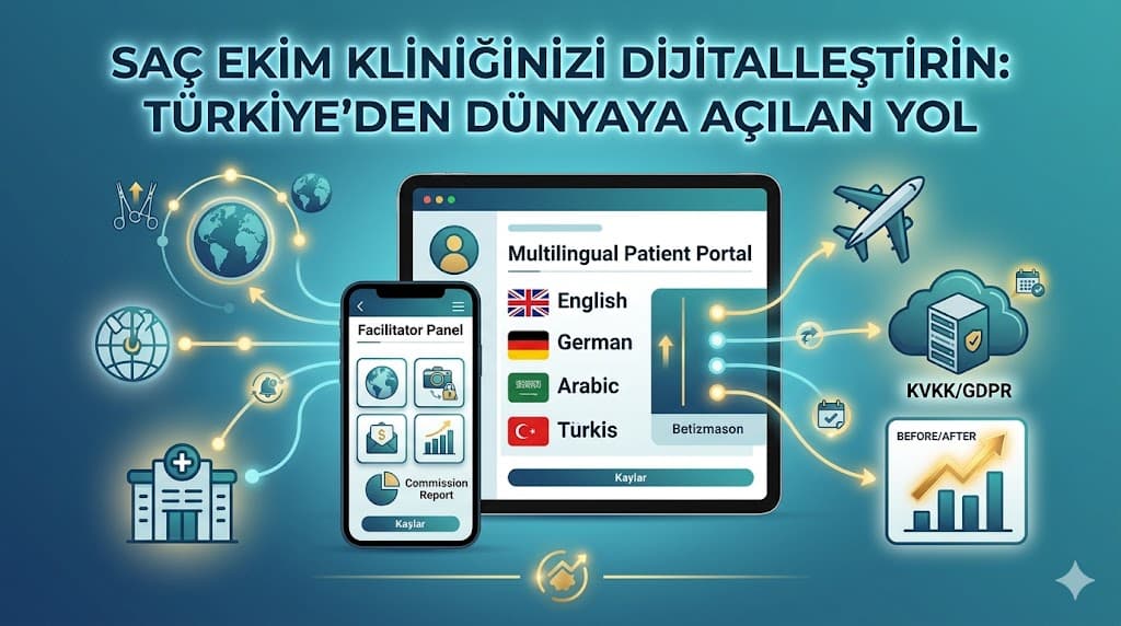 sac ekim kliniklerinde dijital hasta yolculugu