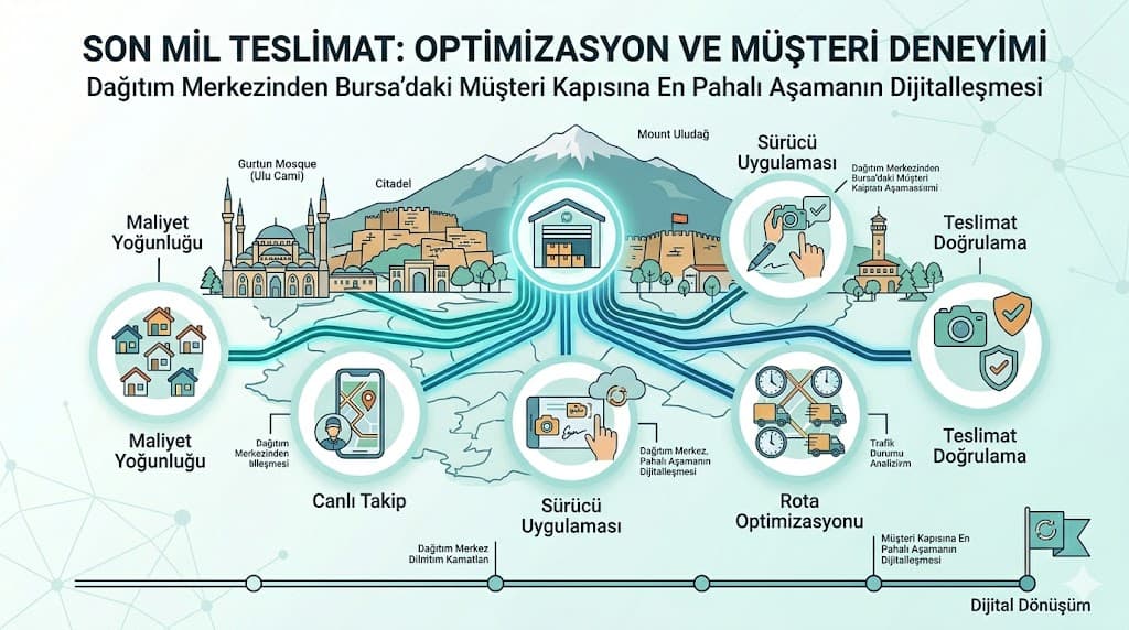 son mil teslimat takibi müşteri deneyimini artıran yazılım çözümleri canlı takip rota optimizasyonu
