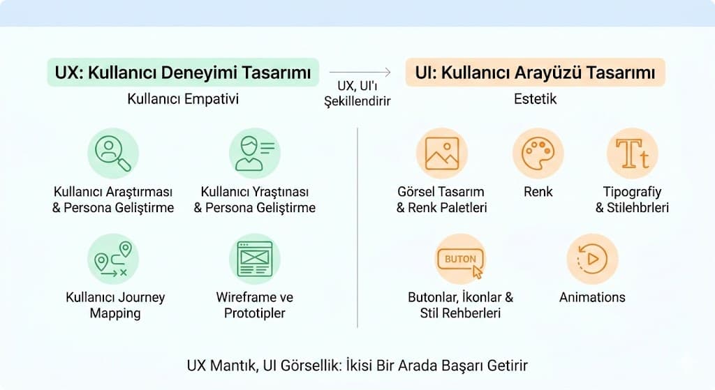 İyi UI/UX tasarımının işletme dönüşüm oranına ve kullanıcı memnuniyetine etkisi