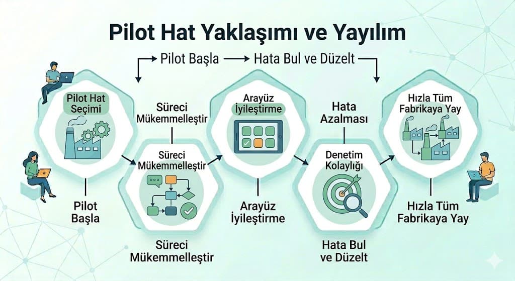 Üretimde kağıttan dijitale geçiş gerçek fabrika senaryoları başarı hikayeleri ve öğrenilen dersler