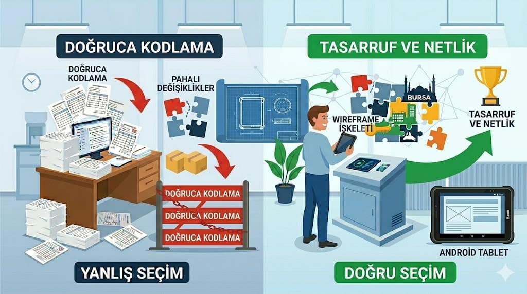 Wireframe Nedir? Dijital Ürün Tasarımında Neden İlk Adım Wireframe?