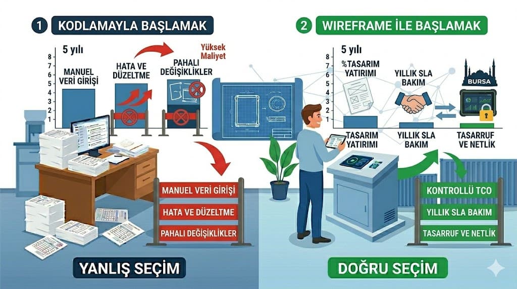 Wireframe Nedir? Dijital Ürün Tasarımında Neden İlk Adım Wireframe? - Prototip Aşaması