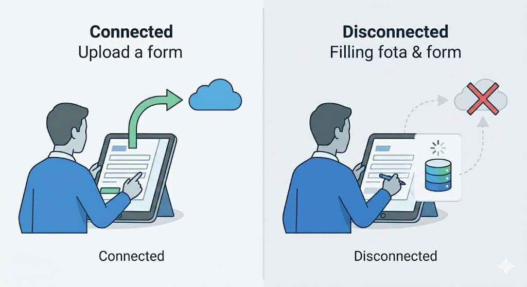 saha ekipleri icin mobil uygulama
