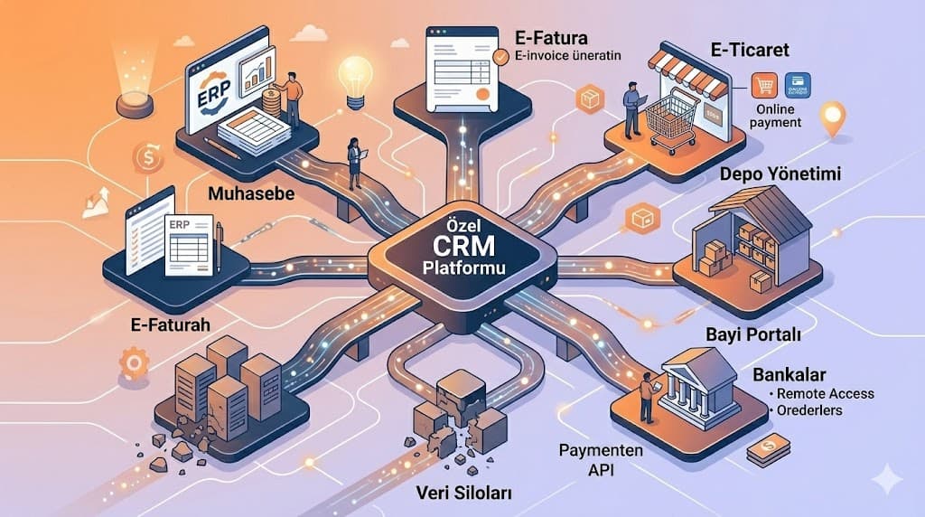 Özel CRM ve Salesforce HubSpot hazır CRM maliyet ve özellik karşılaştırma tablosu
