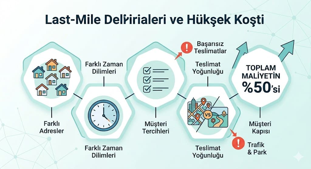 Son mil teslimat takibi canlı takip linki ve sürücü mobil uygulaması özellikleri