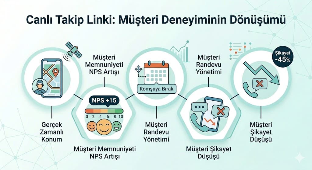 Son mil teslimat takibi rota optimizasyonu ve teslimat doğrulama modülleri
